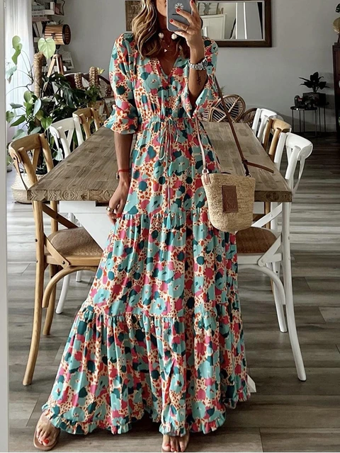 Maxi dress aliexpress best sale