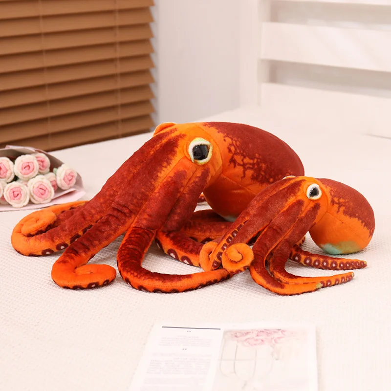 リアルなタコのぬいぐるみ,海の枕,動物のおもちゃ,リアルなギフト,30 cm, 55cm,新品