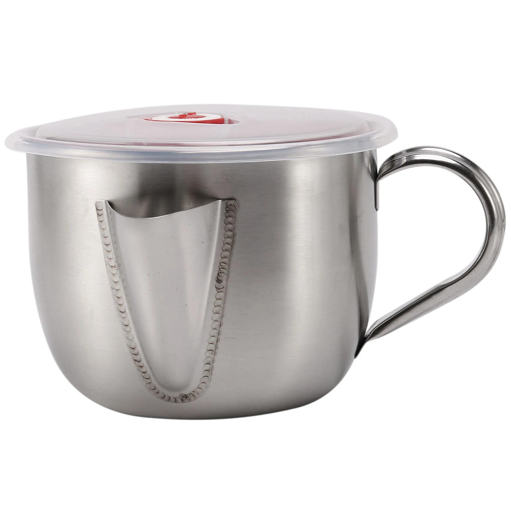 A84X-1000Ml Multifunction 304 Stainless Steel Gravy Oil Soup Fat Separator Grease Oiler Filter Strainer Bowl Kitchen Cooking Too