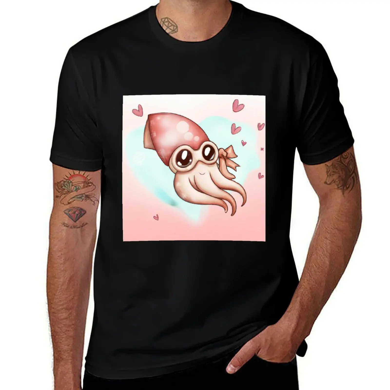

Cuttelfish Valentine T-Shirt Short sleeve tee customizeds Clothing oversized t shirt men