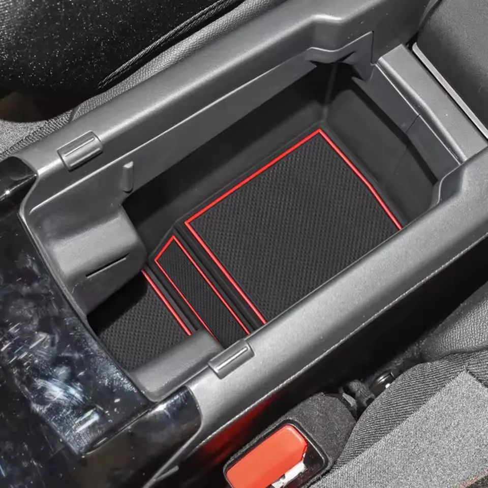 for Peugeot 2008 e-2008 GT Line 2019 - 2024 Anti-Slip Gate Slot Mat Cup Pad Car Interior Accessories