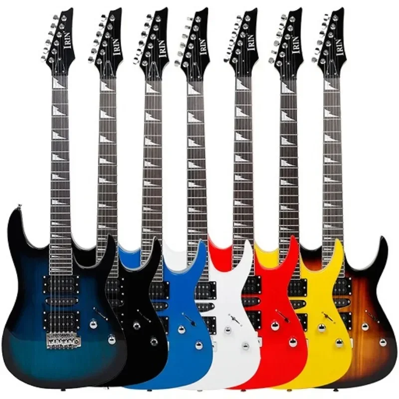 New 6 Strings Electric Guitar 24 Frets Maple Body Electric Guitar Guitarra with Bag Speaker Necessary Guitar Parts & Accessorie