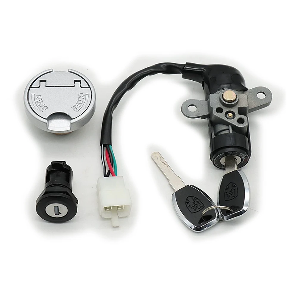 Motorcycle Ignition Switch Key Electric Door Lock Fuel Tank Lock Set For Royal Alloy RA GT150 GP150 GP200 GP 125 150 200 300