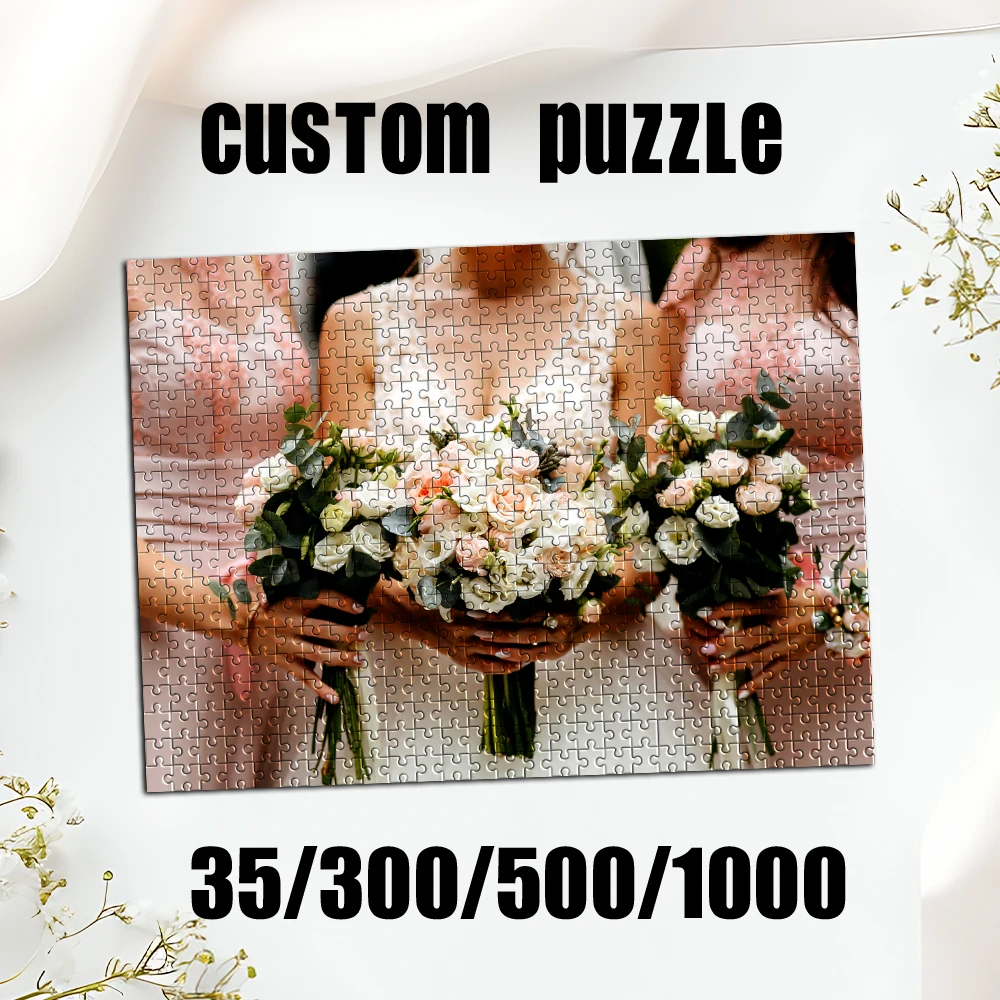 35/300/500/1000pcs Personalized Custom Photo Wedding photos 