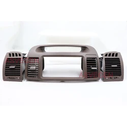 For Toyota Camry 2003-2006 Interior Center Dashboard AC Vent Outlet Panel With Chrome Plate Louver Air Grille Bezel Replacement