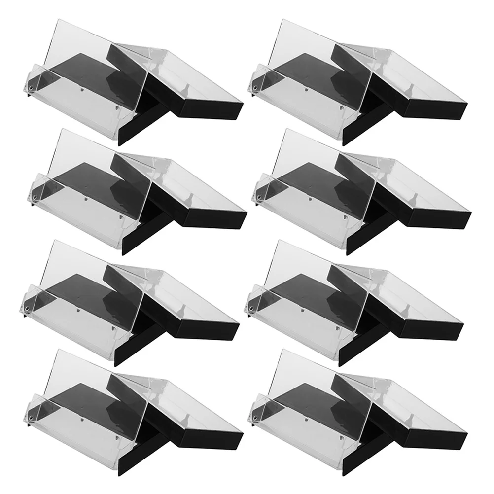 

20Pcs Retro Cassette Tape Storage Box Vintage Organizer Clear Plastic Audio Tape Holder Multi-Functional Storage Case