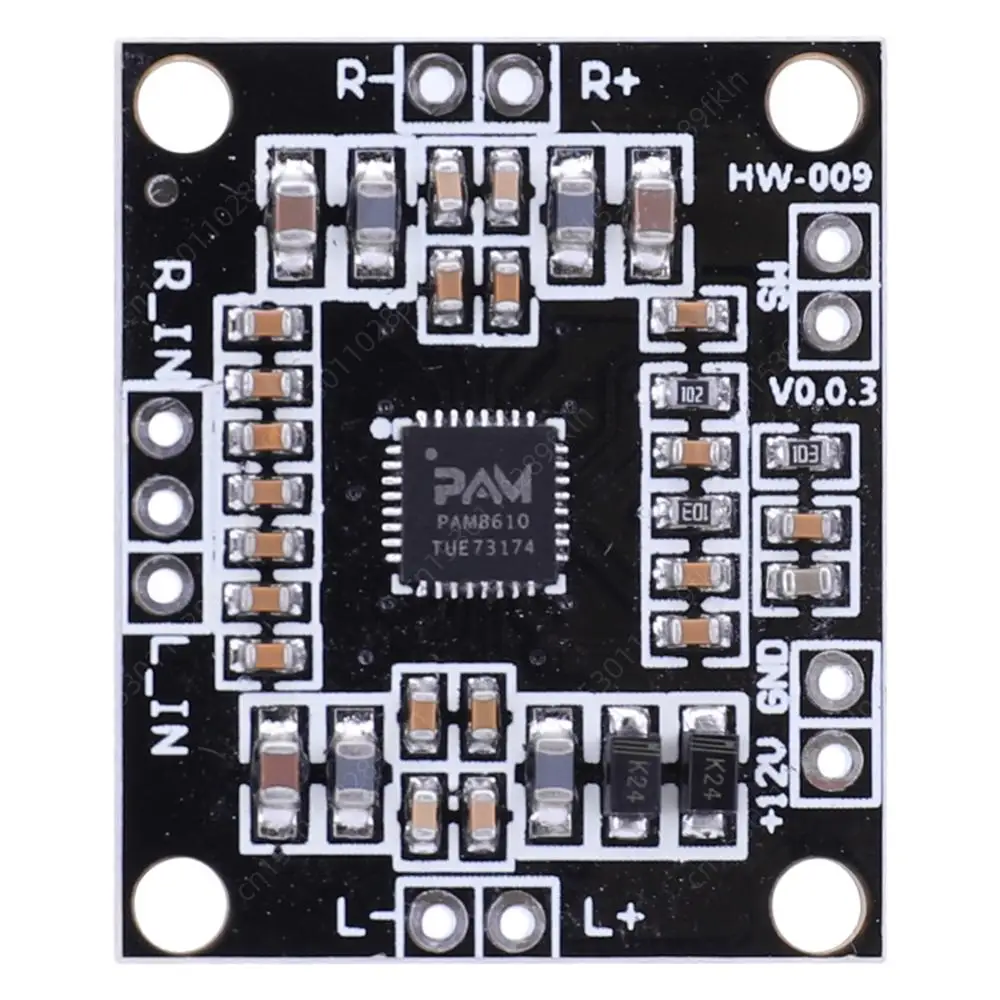 1-10PCS PAM8610 Module 2x15W Audio Power Amplifier Board DC7-15V Class D Dual Channel Stereo Voice Sound Amplifier Modules