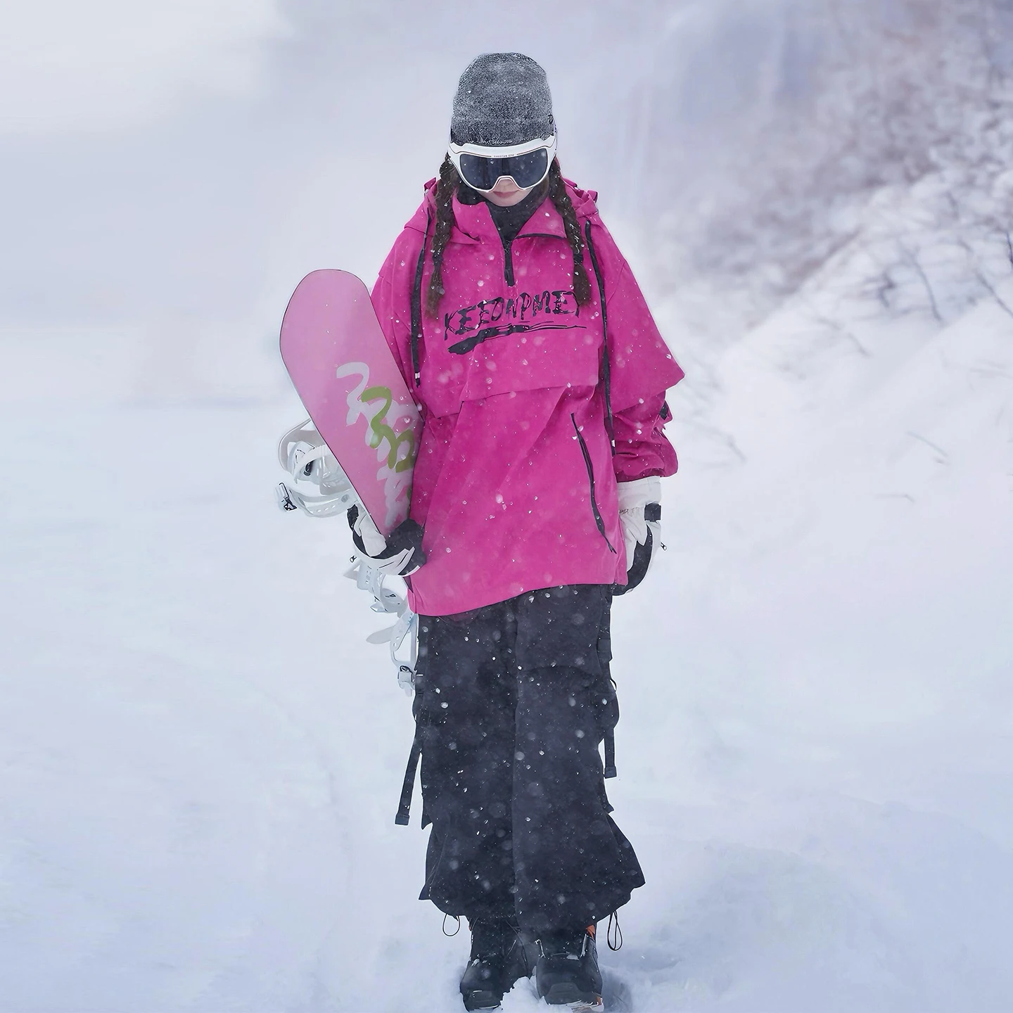 waterproof-windproof-snow-season-ski-pants-set-men-women-sle-harbin-loose-single-board-double-board-fce-warm-ski-suit