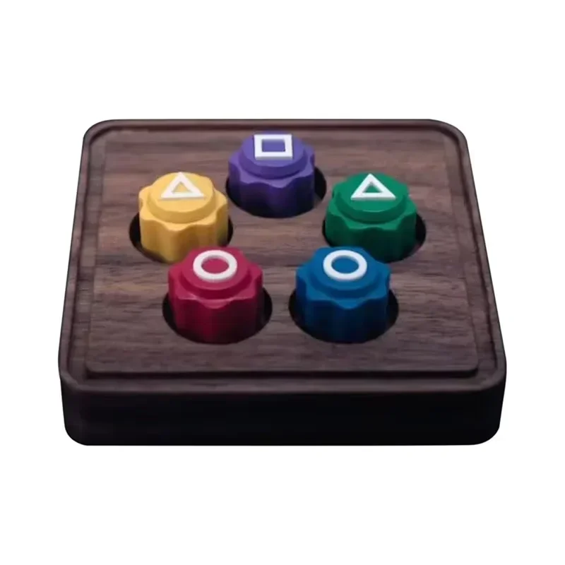 3D Printing Calamari Game Dice Party Game Props Vierkante Cirkel Driehoek Afdrukken Bar Games Party Props Koreaanse Film Play Game