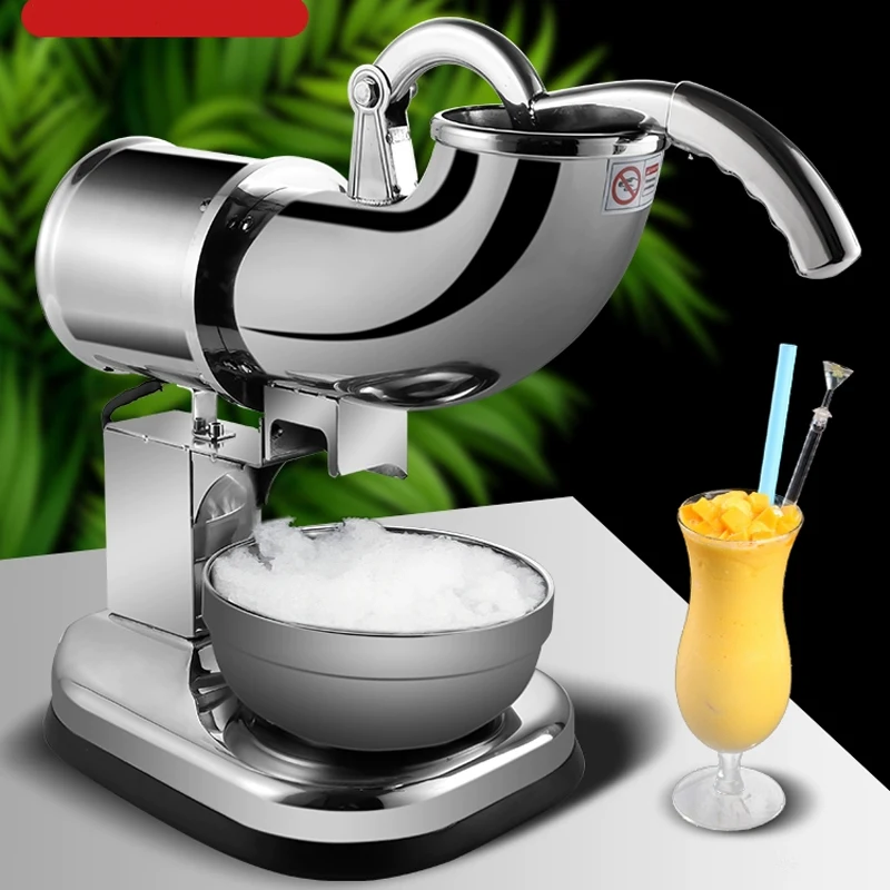 Image of Eis Brecher Kommerziellen Stall Haushalt Kleine Eis Brecher Automatische Milch Tee Shop Slush Maschine Rasierte Eismaschine