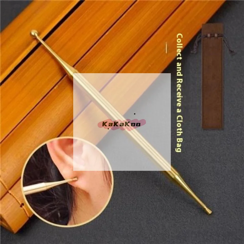 Stylo d'acupuncture manuel en acier inoxydable/laiton, stylo à sonde à Point de déclenchement du corps, Massage des tissus profonds, outils de réflexologie faciale à double tête