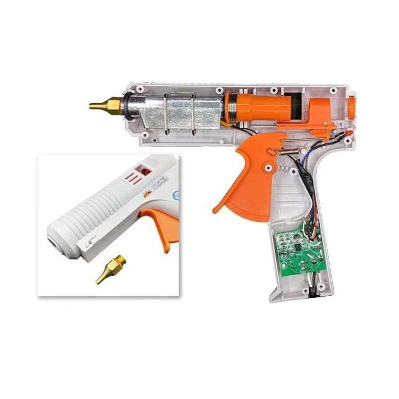 110W Hot Melt Glue Gun Adjustable High Temperature Glue Gun Graft Repair Tool Heat Gun AC110-240V For 11mm Glue Stick