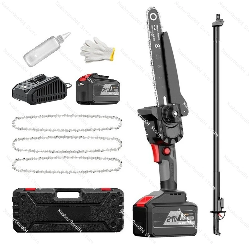 

Cordless Pole Chainsaw - Lithium Battery Extended Reach for Tree Pruning (Portable)