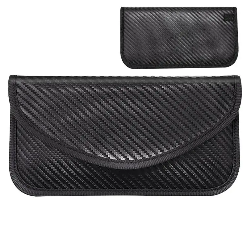 Car Key Signal Blocker Case Fara Day Cage Fob Pouch Keyless RFID Blocking Shielding Bag Interior Accessories Supply Car Styling