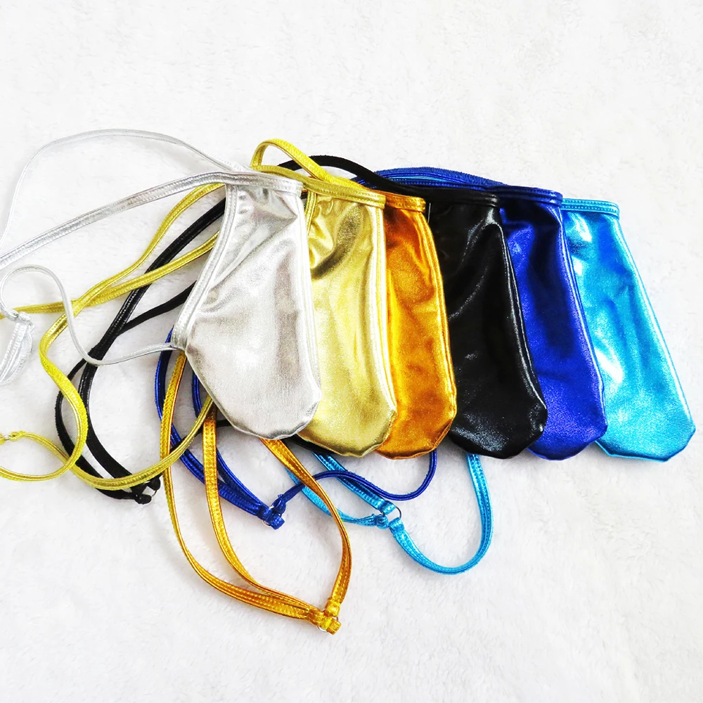 Mens ชุดชั้นในเซ็กซี่นุ่ม Bugle Pouch Thong G-String เปิดแฟ้ม T-กางเกงต่ำเอว T-กางเกงบิกินี่ชุดชั้นในเร้าอารมณ์