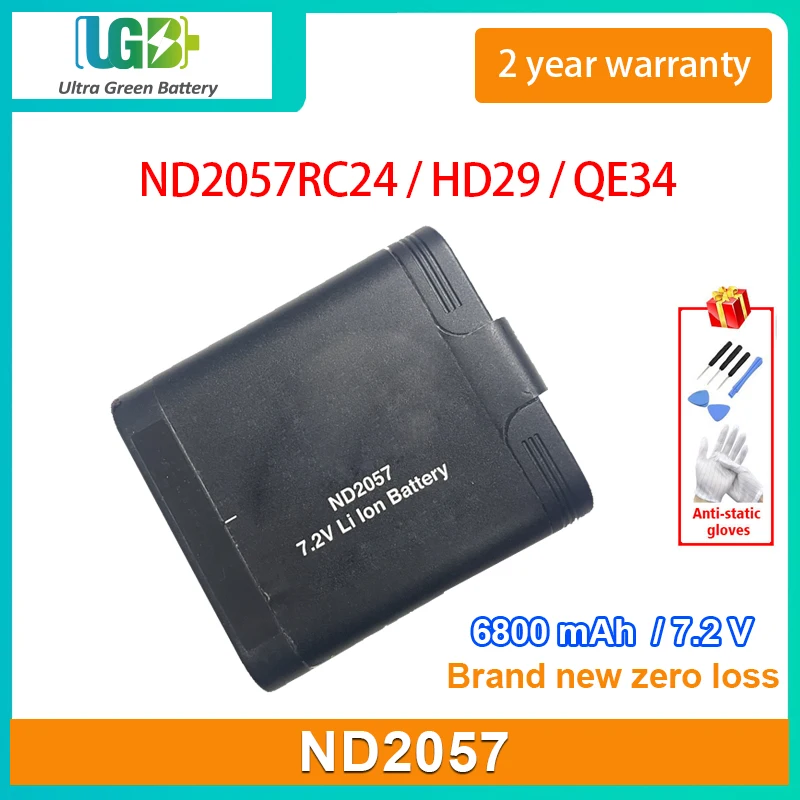 

UGB New Battery For Inspired Energy ND2057 ND2057RC24 ND2057HD29 ND2057QE34 Battery 6800mAh 7.2V 49Wh