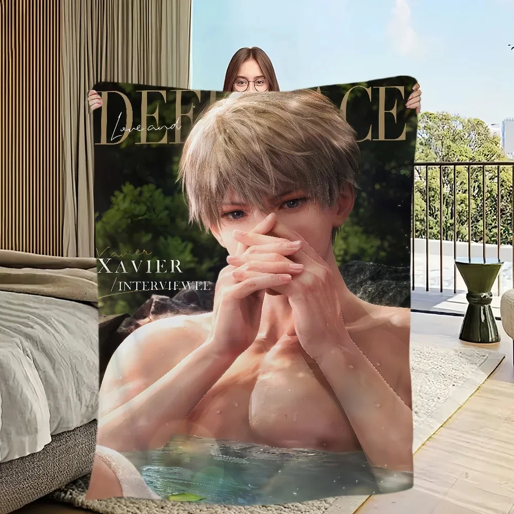 لعبة الحب والمساحة العميقة بطانية الفانيلا الناعمة مريحة لتزيين المنزل غطاء السرير دفء الشتاء بطانية أريكة ناعمة