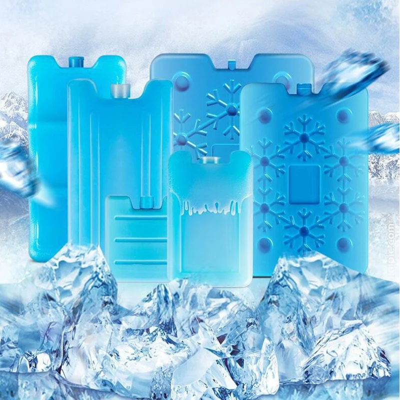 1PC Refrigeration Ice Crystal Box For Lunch Box DIY Accessories Reusable Ice Packs Coolerss Freezer Packs Ice Block Coolers