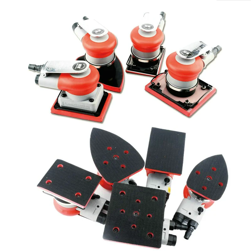 

Industrial Pneumatic Sander Triangle Rectangle Square Shock Grinder Putty Sandpaper Machine Dry Grinder Air Grinder Polisher