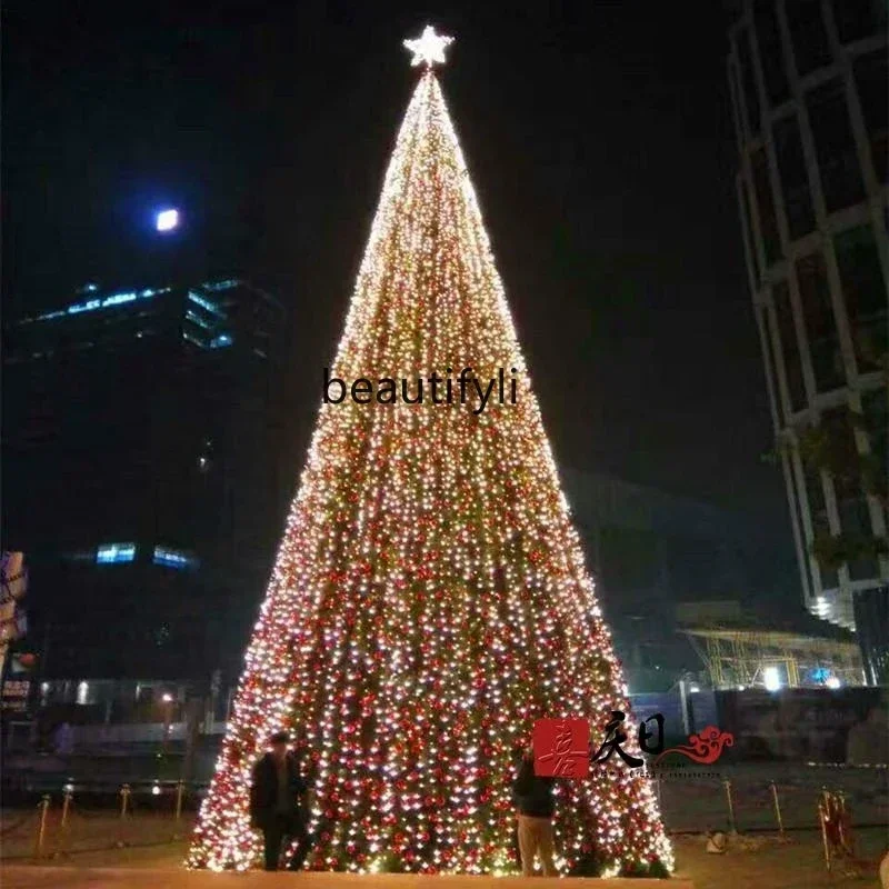 HYLarge Christmas tree frame 15m 12m 10m 4/6/7/8/9m Christmas tree Mall Hotel Outdoor