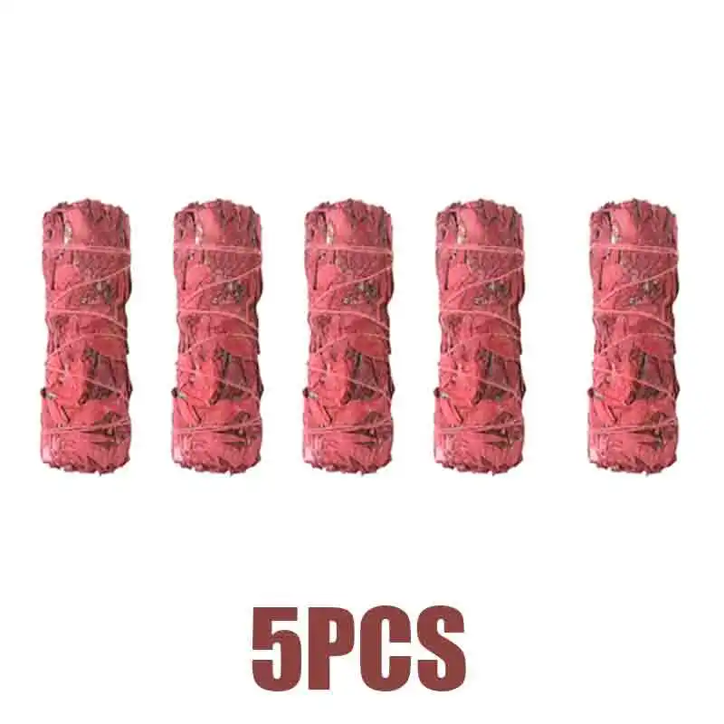 حزمة المريمية البيضاء الطبيعية لطخة العصي تنقية المنزل ورقة نقية تنقية التأمل المحمولة حزم التطهير الطاقة