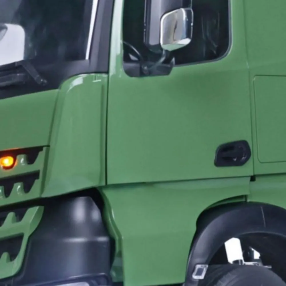 

LESU 1/14 6x6 RC Тракторный грузовик с высокой крышей I6S Радиоуправляемый автомобиль 2-скоростная коробка передач Звуки Световая система Собранная модель игрушечного автомобиля