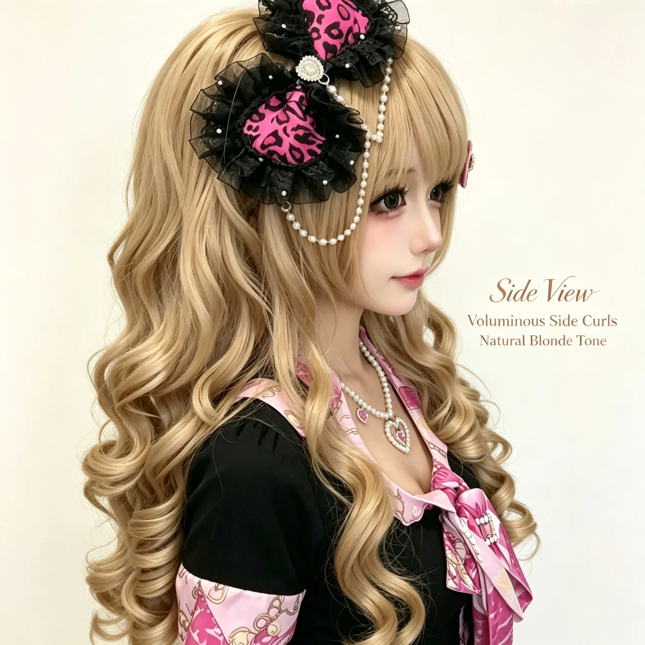 Wig rambut panjang keriting pi - Women'S Y2K Accessories ulasan dan harga