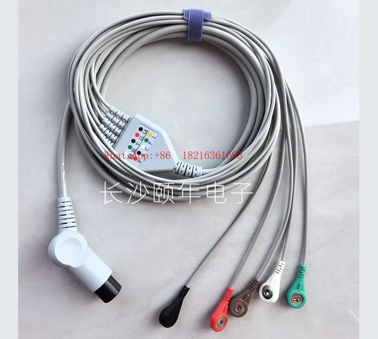 ECG Monitor Lead Wire 6/12 Pin 3/5 Lead Accessories