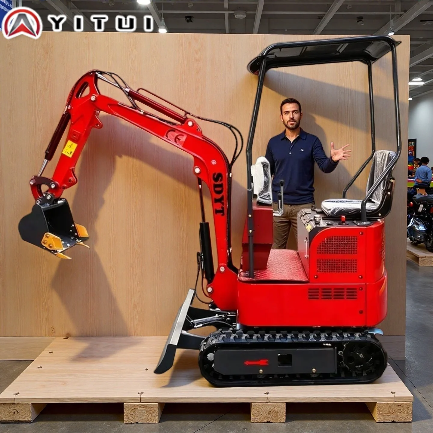 

Customized Easy Operation Mini Excavator Compact Digger Economical Small Compact Digger Reliable for Home & Industrial