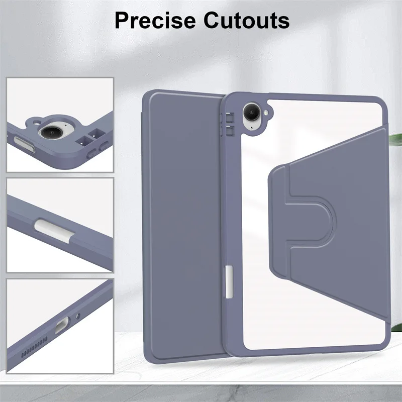 For Xiaomi Redmi K Pad 8.8 inch 2025 RedmiPad 2 SE 11 8.7 Clear Acrylic Case For Xiaomi Pad 7S Pro 12.5 7 11.2 6 11 Stand Cover