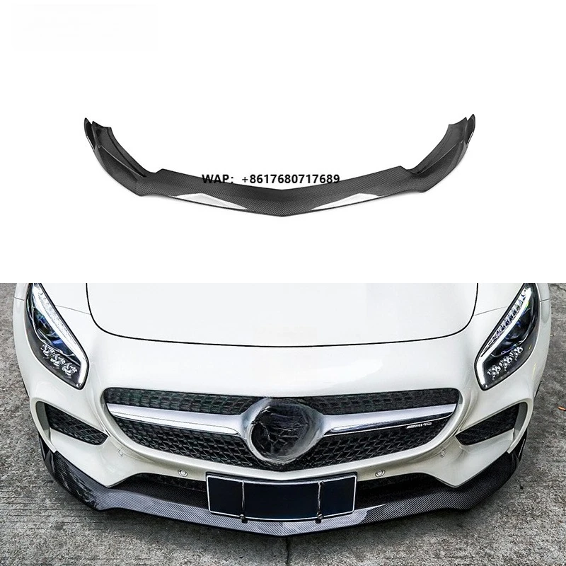 

Paktechz Carbon Fiber Body Kit Front Lip Spoiler Ver 2 for Benz GT GTS C190 2014-2016