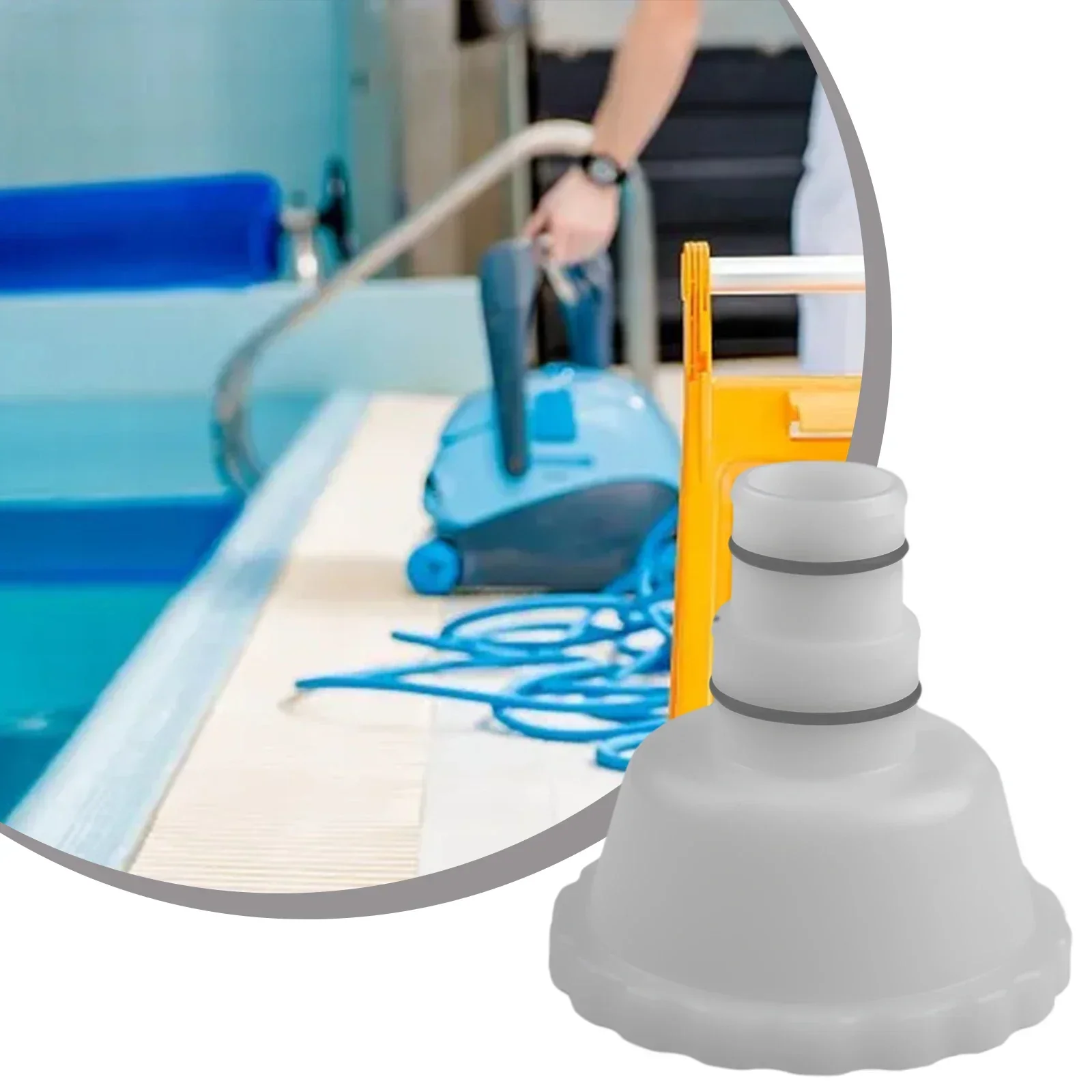 Clean your pool easier and faster with our Vacuum Adapter RP/RX Skimmer Attachment for Summer Waves Above Ground Pools