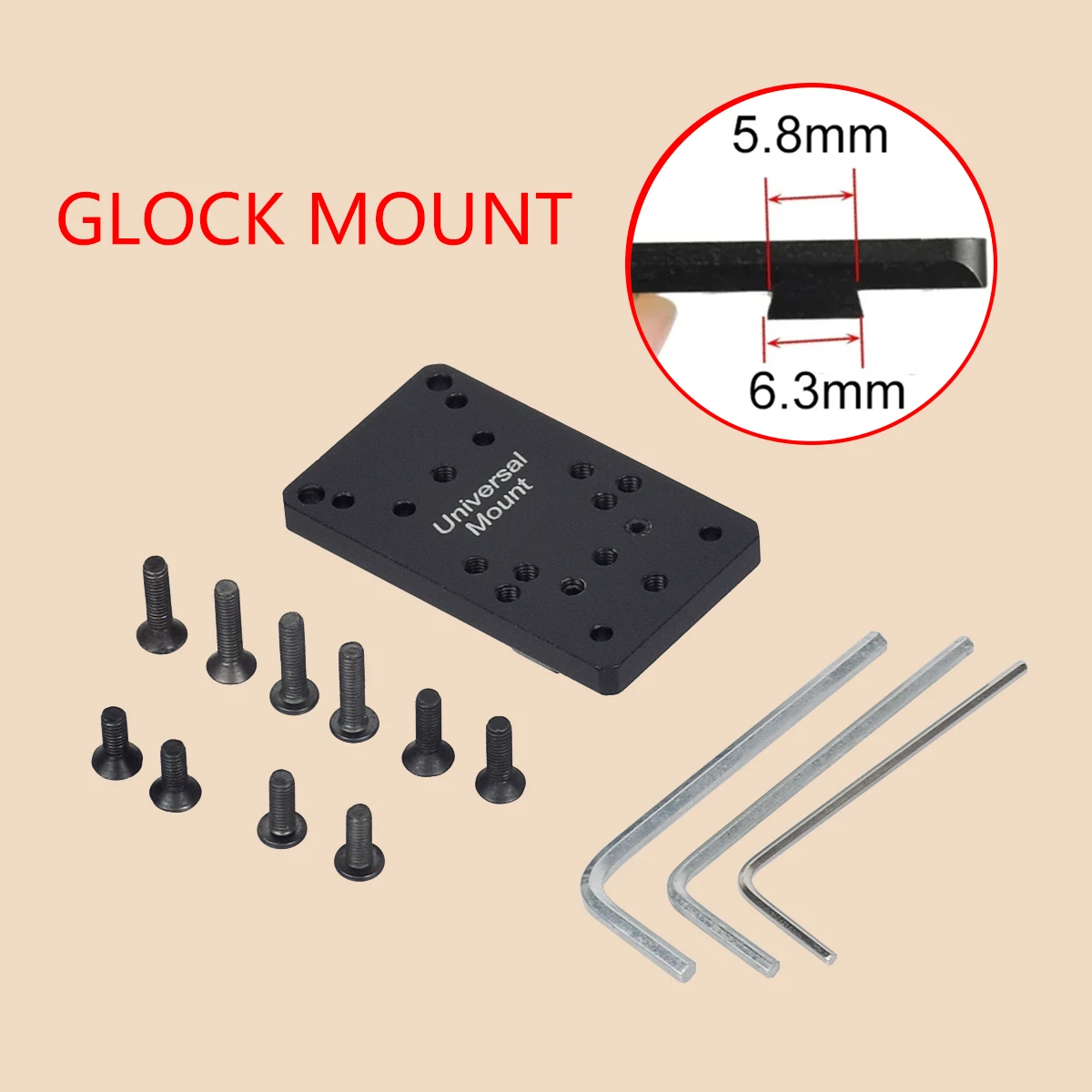 Tactical Trijicon RMR SRO Red Dot Sight Reflex Scope Optics Riflescope For Glock 17 19 MOS Airsoft Weapons AR15 20mm Rail