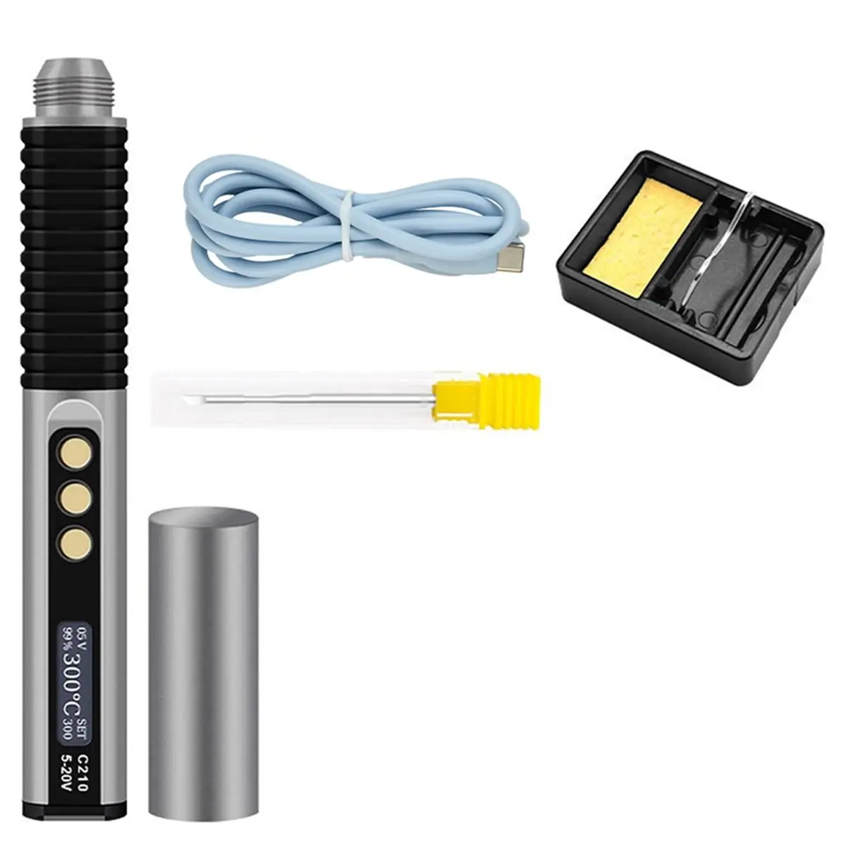 【TODAY-BUY】~@ Electric Soldering Iron 70W Adjustable Digital Display Automatic Sleep BGA Precision Soldering Iron Repair Tool