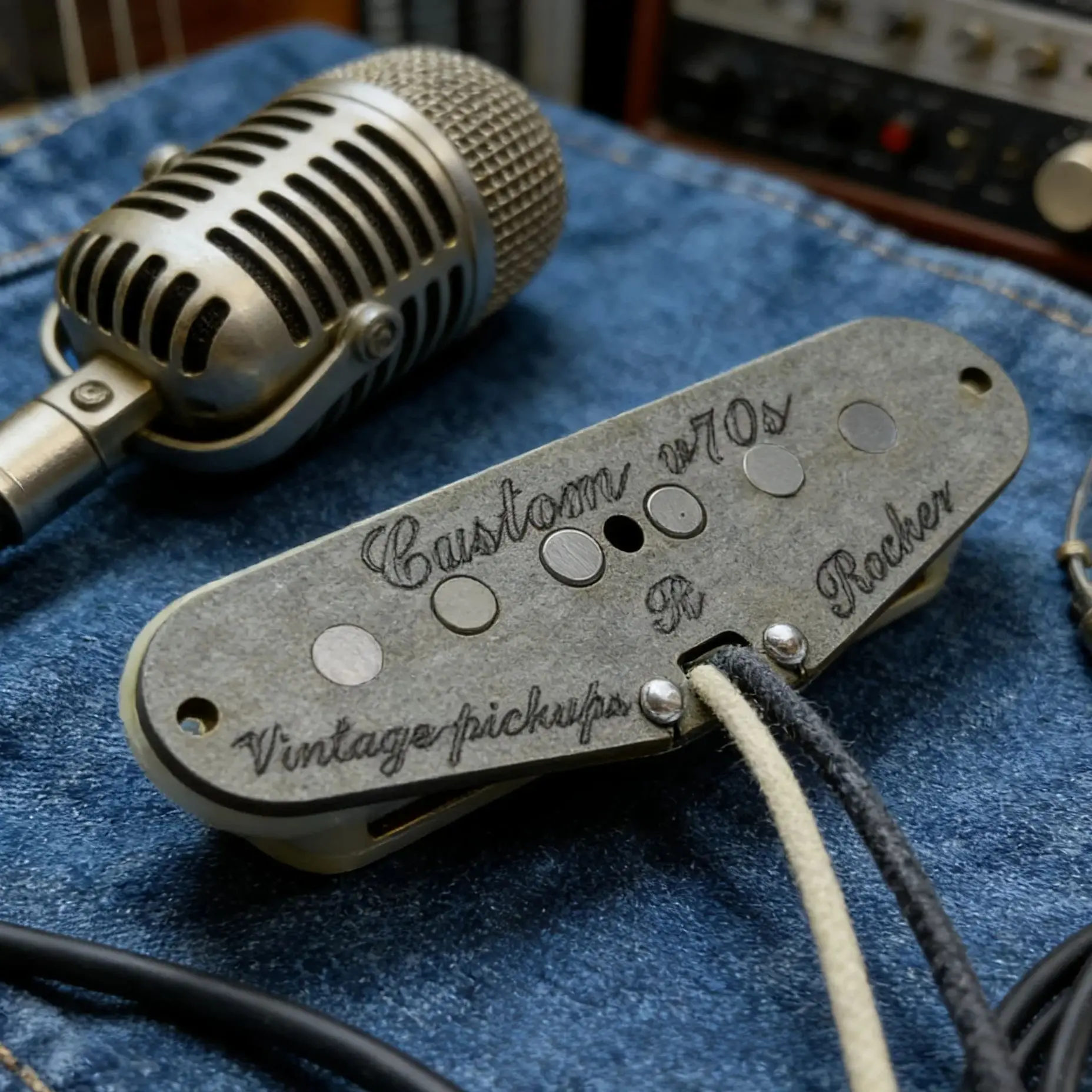 V70 SSS Single Coil Pickups - Handmade High-End Vintage 70s Alnico 5 for Rocker Tone Electric Guitar