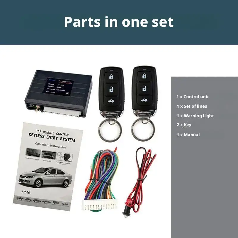 NEW Universal Car Door Lock Trunk Release Keyless Entry Kit Control Locking Bluetooth Car Accessories With Remote Central S B7P1