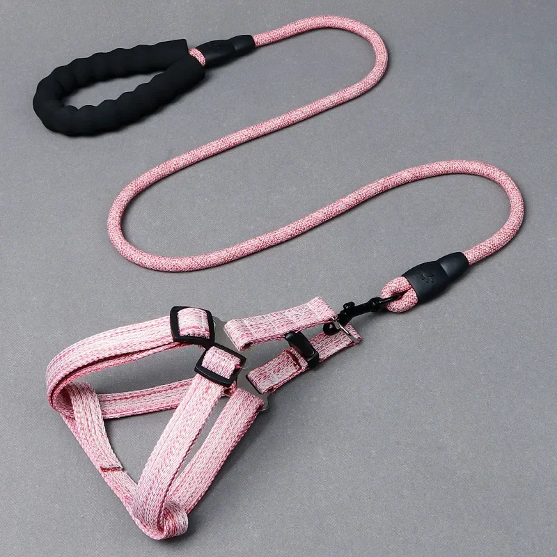 Adjustable Dog Y Harness Breathable Reflective Puppy Harness Leash for Small Medium Large Dog Chihuahua Vest Labrador Pet Suppli