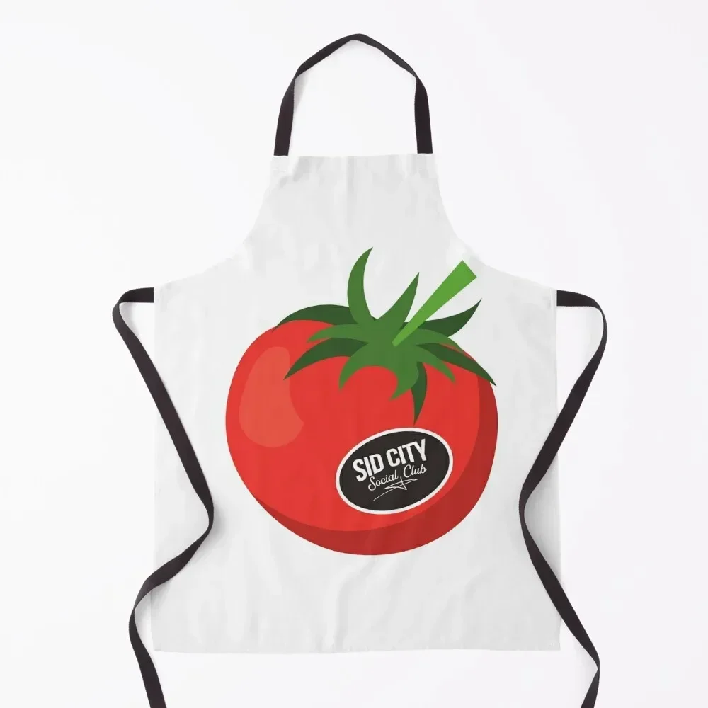 

SCSC Summer 2022 - Tomato Apron for women with pocket Kitchen Man Professional Barber Kitchens Accessories Apron