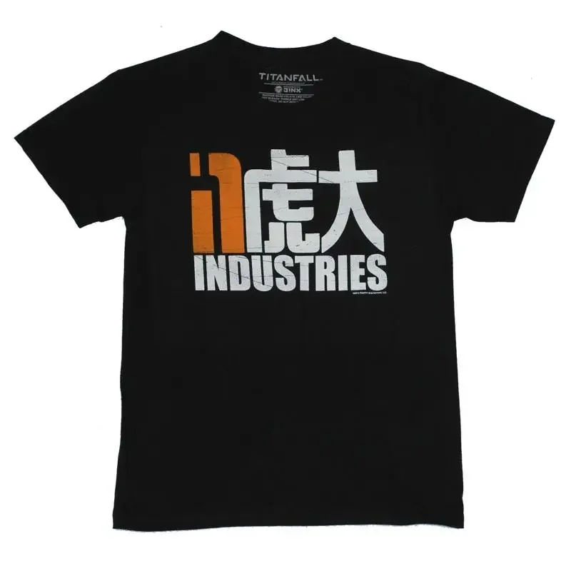 Titanfall Adult New T Shirt Kodi Industries Logo Pic
