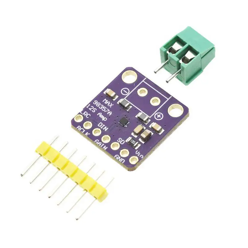 3W MAX98357A Audio Power Amplifier Module I2S Digital Class D Board for Home Audio System Upgrade