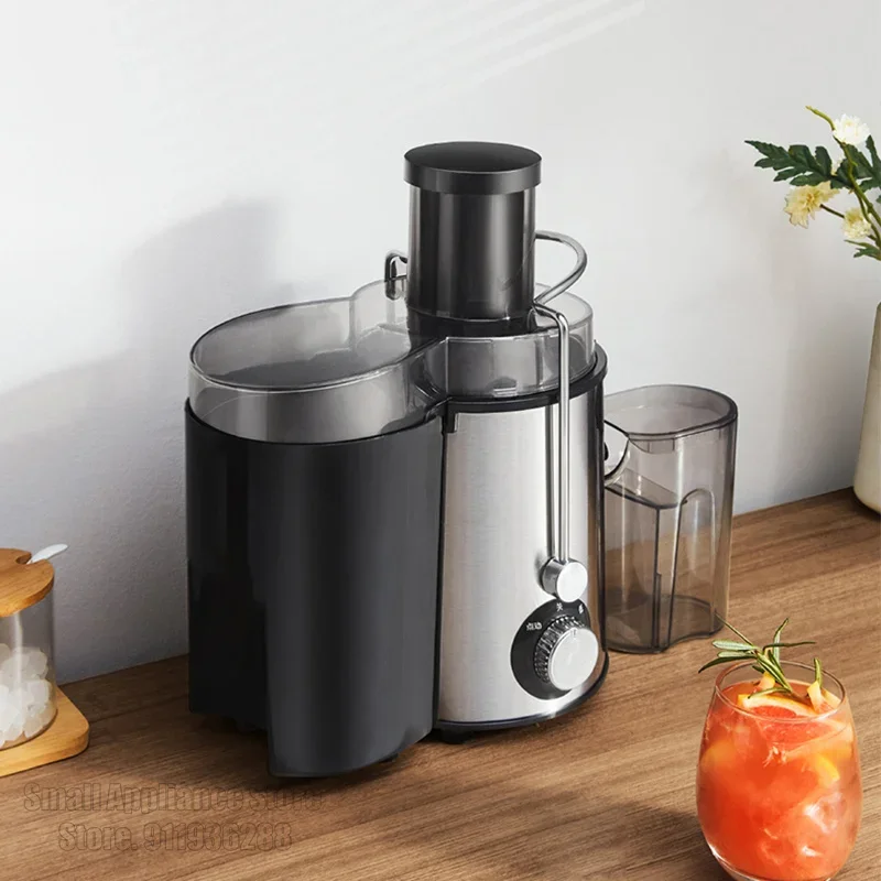 Midea Electric Juicer with 64mm Feed Chute, 280W Powerful Motor Double Speed Juice Extractor Fits Whole Fruits