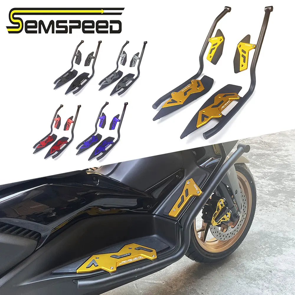 Motorcycle Guards Crash Bars Frame Protector Kit/Foot Rest For YAMAHA XMAX300 250 2017-2025 Chassis Parts 범퍼가드발판 크래쉬밤바 [X맥스]