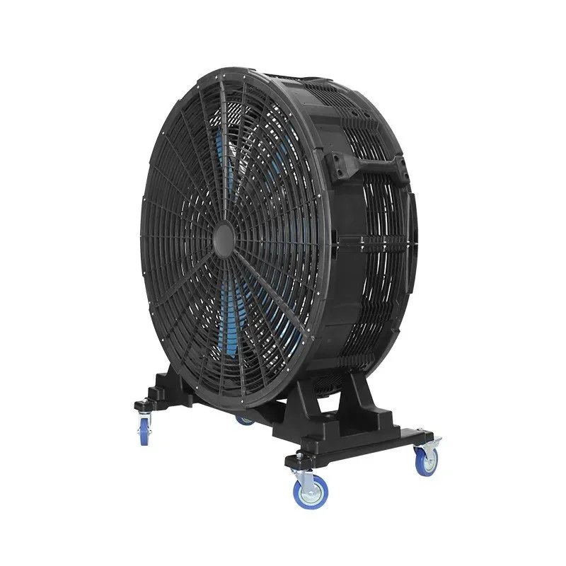 Industrial Electric Fan High Power Workshop Cooling Large Floor Fan Movable Heavy Duty Air Circulator for Garage Warehouse