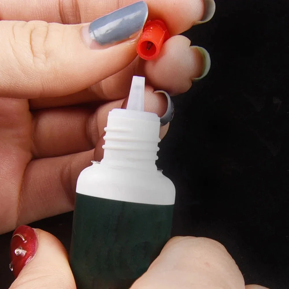 رمش الغراء حجب إبرة رمش تمديد أدوات ماكياج اكسسوارات جلدة زجاجة صمغ التوصيل منع انسداد إبرة