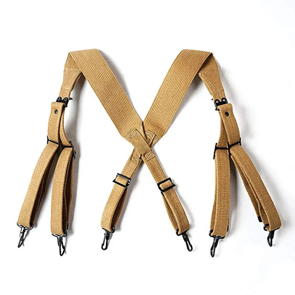 WWII WW2 US ARMY M1936 X-STRAP SUSPENDER STRAP AIRBORNE Strengthened Edition