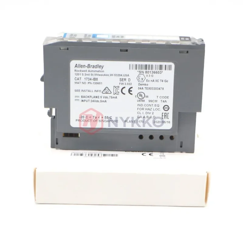 Controlador Industrial Original 1734 - Ib8 Módulo De Controlador Controlador Lógico Lógico Lógico