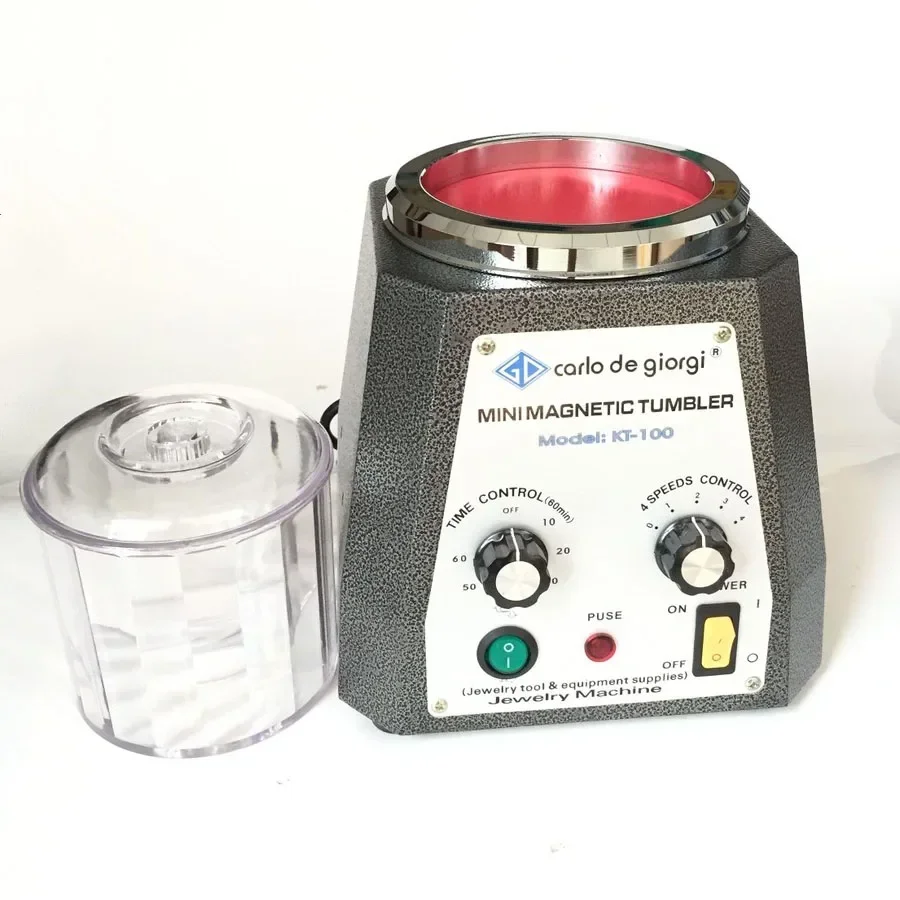 2025/500g Capacity Jewelry Polishing  Jewellery Polishing  Magnetic Tumbler for Sale