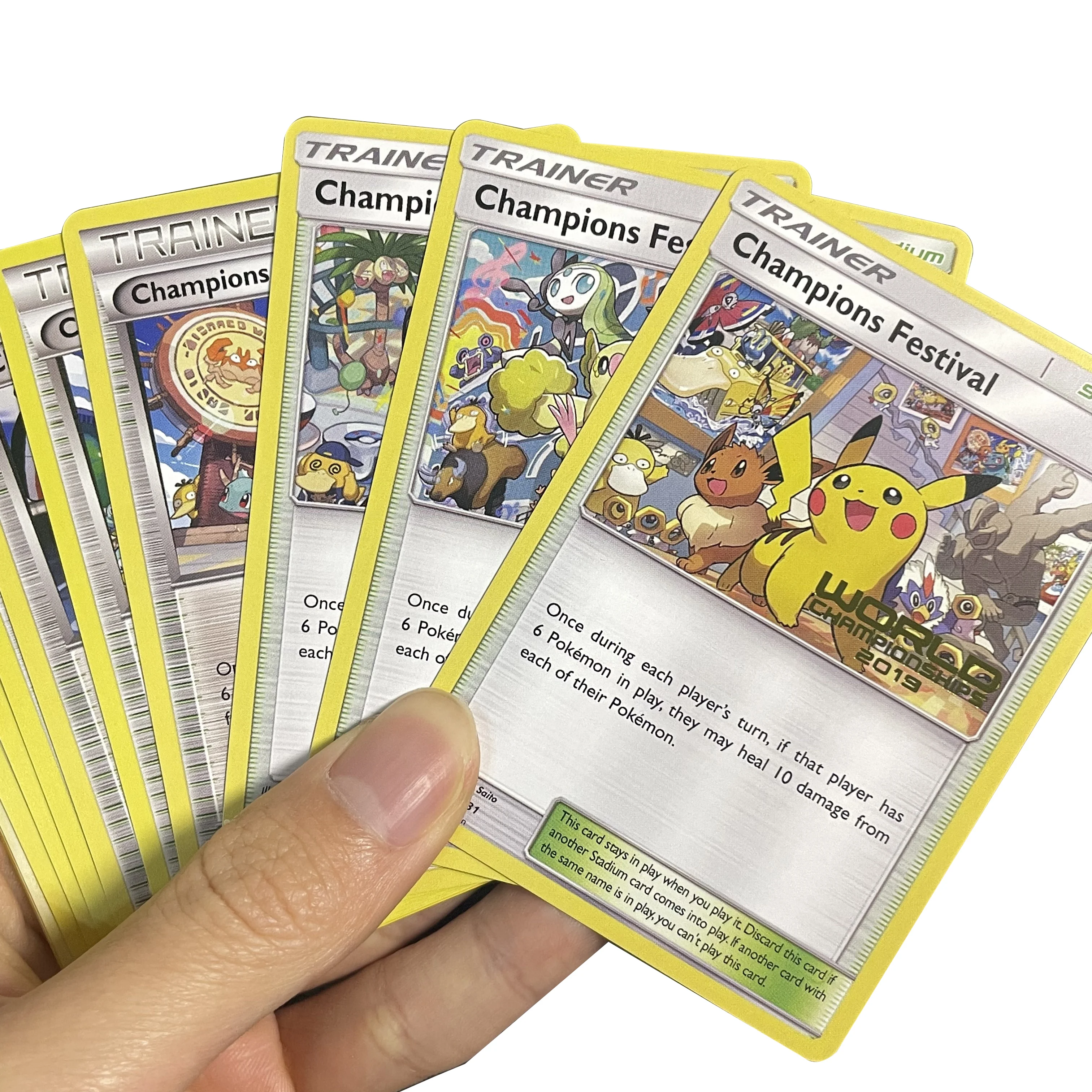 pokemon champion cards PROXY Pokemon Champions Festival STAFF Black Star Promo Series Cards  Quarter Finalist PKM Set Card Engliash Version