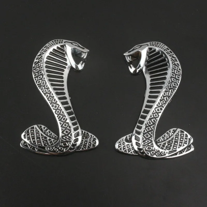 High-quality Modified Metal Alloy Stickers Cobra Patterns DIY Scratch Covering Personalized