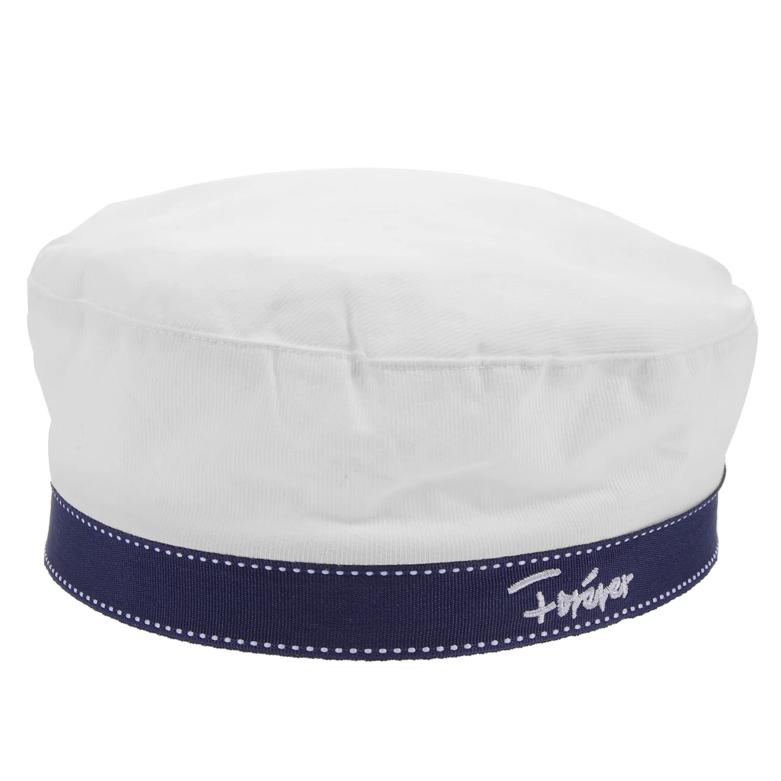 White Navy Sailor Hat Sailor Hat Navy Yacht Hat Woman Beret Summer Caps Nautical Headwear Costume for Woman ( White ) 56 to 58CM